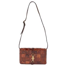 Autre Marque Bolso de cuero marrón Collection Privée
