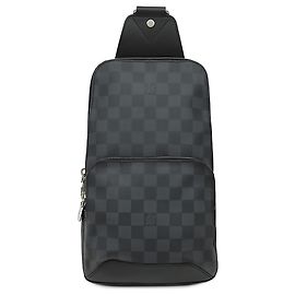Bolso bandolera Louis Vuitton Avenue Sling Damier Graphite Negro