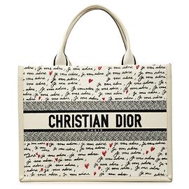 Autre Marque Book Tote Dioramour Je Vous Adore Medium Branco Dior