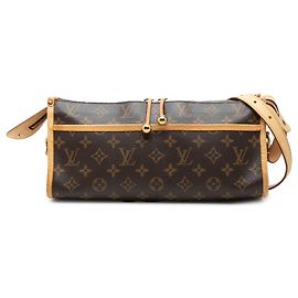 Louis Vuitton Monogram Popincourt lange Crossbody-Tasche Braun