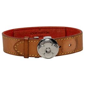 Bracciale dei desideri Louis Vuitton Monogram in Vachetta marrone