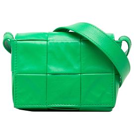 Green Bottega Veneta Candy Nappa Intrecciato Cassette Crossbody