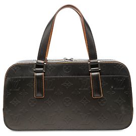 Gray Louis Vuitton Monogram Mat Shelton Handbag
