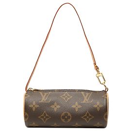 Sac à main Louis Vuitton Monogram Papillon Pochette Marron