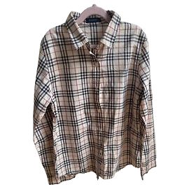 Burberry kariertes Baumwollhemd