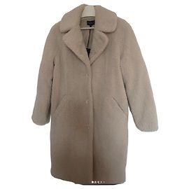 CAROLL PARIS Fleece-Mantel beige