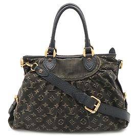Saco Tote Louis Vuitton Monogram Denim Neo Cavi MM