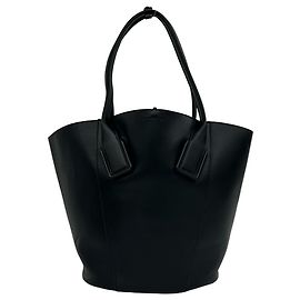 Sac cabas Bottega Veneta en cuir noir