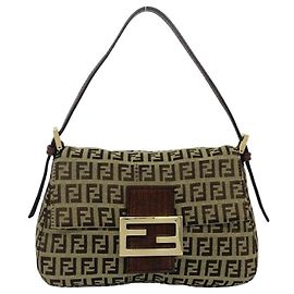 Fendi Vintage Zucchino FF Pattern Mini Handbag