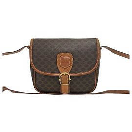 Céline Sac à épaule CELINE Vintage Macadam Blazon Pattern Triomphe Logo