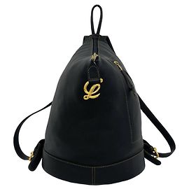 Zaino in pelle Loewe Vintage Anton Anagram Logo