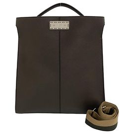 Fendi Peekaboo X-Lite Handtasche/Schultertasche aus Leder