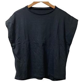 Autre Marque STYLE DELI Diorama Back Hem Tuck Dolman French Sleeve Top