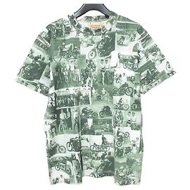 Autre Marque T-shirt a maniche corte Cushman Motorcycle Photo Full Print
