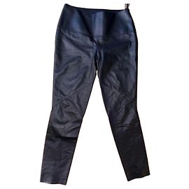 Superbe pantalon cuir Hermès 
