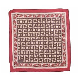 Max Mara Foulard à motif arabesques