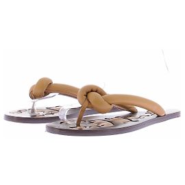 Autre Marque Chanclas MAISON SKORPIOS de piel color camel