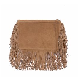 Pierre Hardy Pochette en daim beige