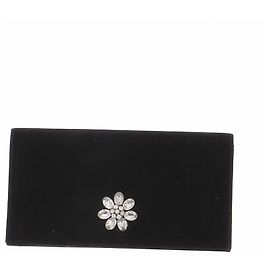 Autre Marque Pochette noire à strass