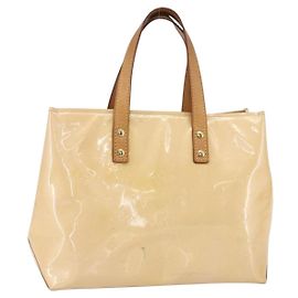 LOUIS VUITTON Monogram Vernis Reade PM Bag Marshmallow Pink M91306