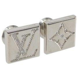 LOUIS VUITTON Abotoaduras Stratos metal Silver M68252