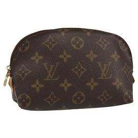 LOUIS VUITTON Monogram Pochette Cosmetic PM Pouch M43998 LV
