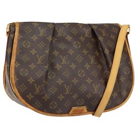 LOUIS VUITTON Monogram Menilmontant MM Shoulder Bag M40473 LV