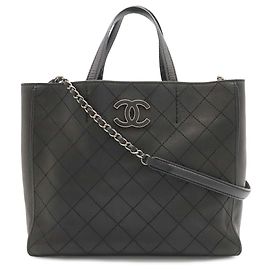 Saco Tote Chanel Matelassé Coco Mark