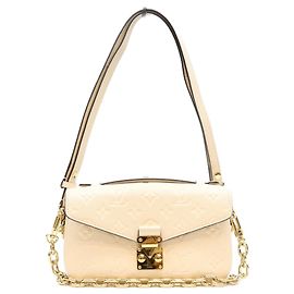 Louis Vuitton M22942 Empreinte Crème Pochette Métis EW Shoulder Bag