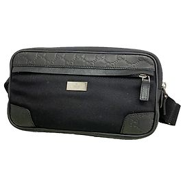 Sac banane Gucci Guccissima en cuir/nylon