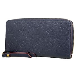Louis Vuitton Monogram Empreinte Zippy Wallet
