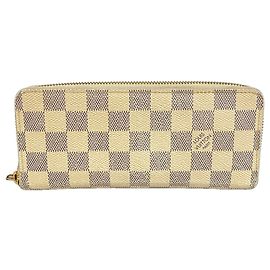Louis Vuitton Damier Azur Portefeuille Clemence Long Wallet