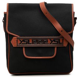 Autre Marque Borsa a tracolla Saint Laurent in tela nera