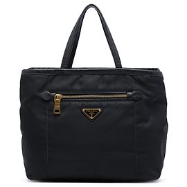 Prada Black Tessuto Tote