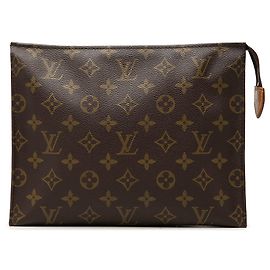 Louis Vuitton Brown Monogram Toiletry Pouch 26