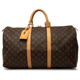 Louis Vuitton Brown Monogram Keepall 50