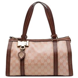 Gucci Pink GG Crystal Duchessa Handbag