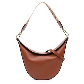 LOEWE Luna Hobo Kleine Ledertasche Braun