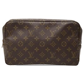 Louis Vuitton Brown Monogram Trousse Toilette 28