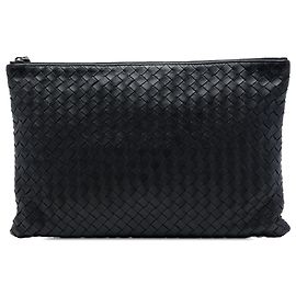 Clutch Bottega Veneta in Nappa Intrecciato nero