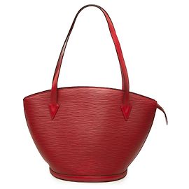 Louis Vuitton Red Epi Saint Jacques GM Long Strap