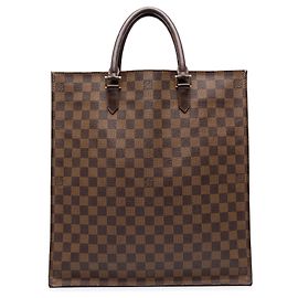 Louis Vuitton Brown Damier Ebene Sac Plat