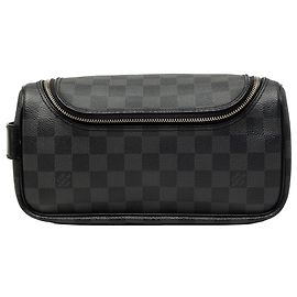 Louis Vuitton Damier Graphite Kulturbeutel Schwarz