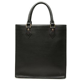Louis Vuitton Black Epi Sac Plat PM