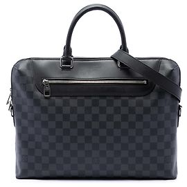Louis Vuitton Black Damier Graphite Porte Documents Jour