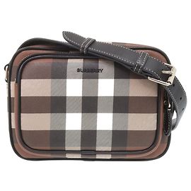 Bolsa de Ombro em Couro Burberry Paddy Nova Check