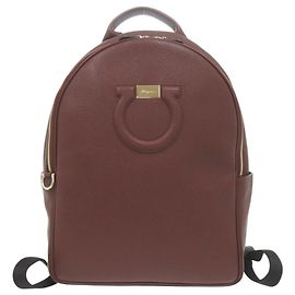 Sac à dos en cuir Gancini Salvatore Ferragamo