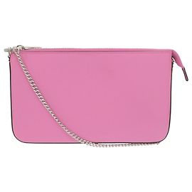 Borsa a tracolla con catena Christian Louboutin LOUBILA in rosa