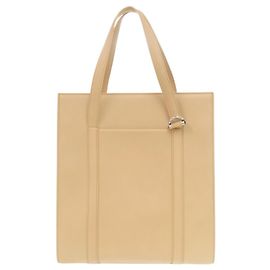 Borsa Tote Cartier Cabochon in pelle beige