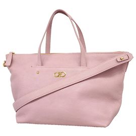 Bolso de piel Gancini Salvatore Ferragamo